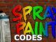 Spray Paint Codes Roblox