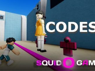 Squid Game O Codes Roblox