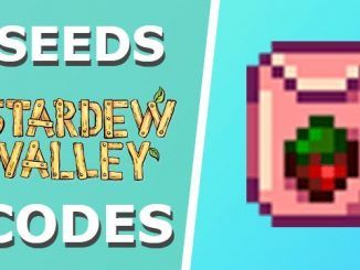 Stardew Valley Seed Codes
