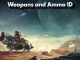 Starfield Weapons and Ammo ID Codes