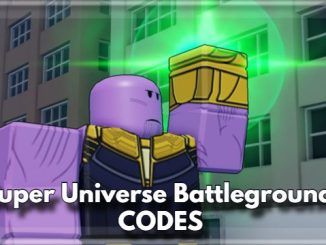 Super Universe Battlegrounds Codes Roblox