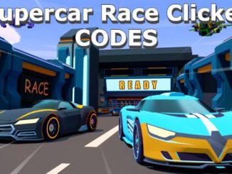 Supercar Race Clicker Codes Roblox