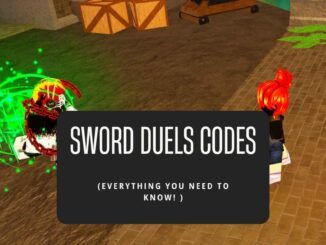 Sword Duels Codes