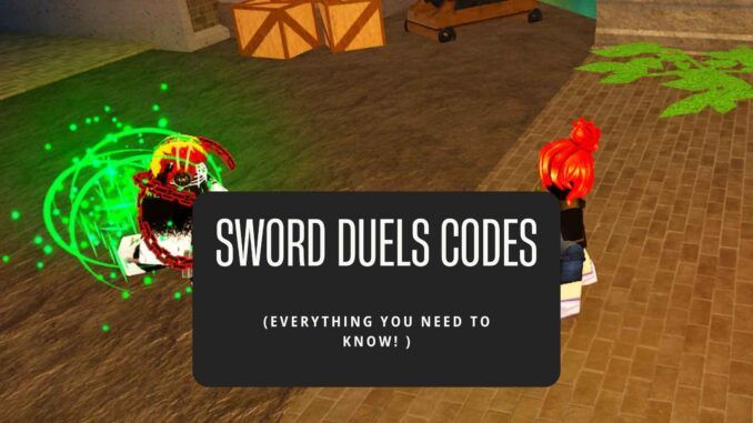 Sword Duels Codes