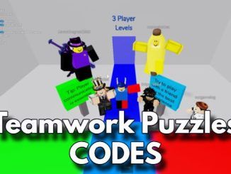 Teamwork Puzzles Codes Roblox