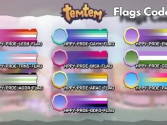 TemTem LGBTQ Pride Flag Codes