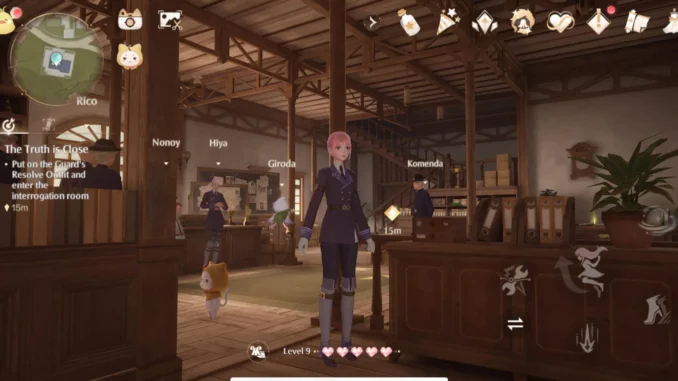 infinity nikki how to put on Temp Guard Uniform