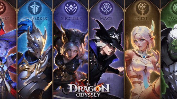 The Dragon Odyssey Classes