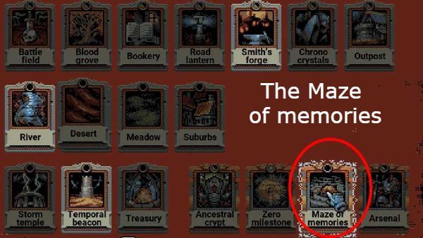 The Maze of memories