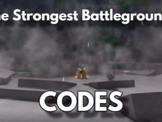 The Strongest Battlegrounds Codes Roblox