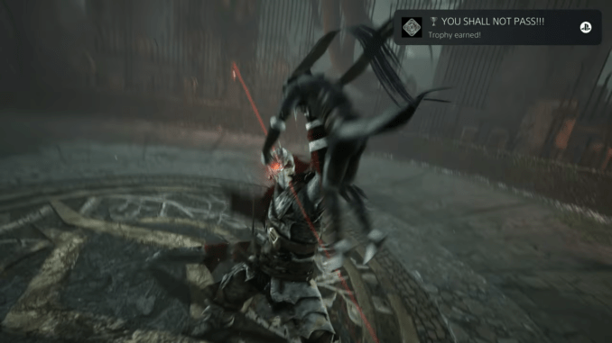 Thymesia: You shall not pass Achievement Trophy