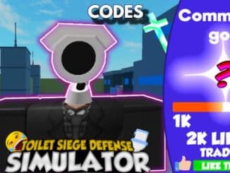Toilet Siege Defense Codes Roblox