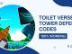 Toilet Verse Tower Defence Codes