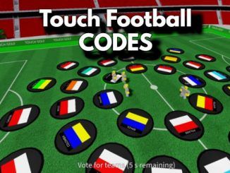 Touch Football Codes Roblox