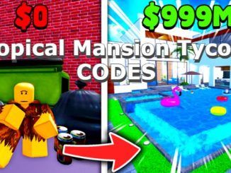 Tropical Mansion Tycoon Codes Roblox