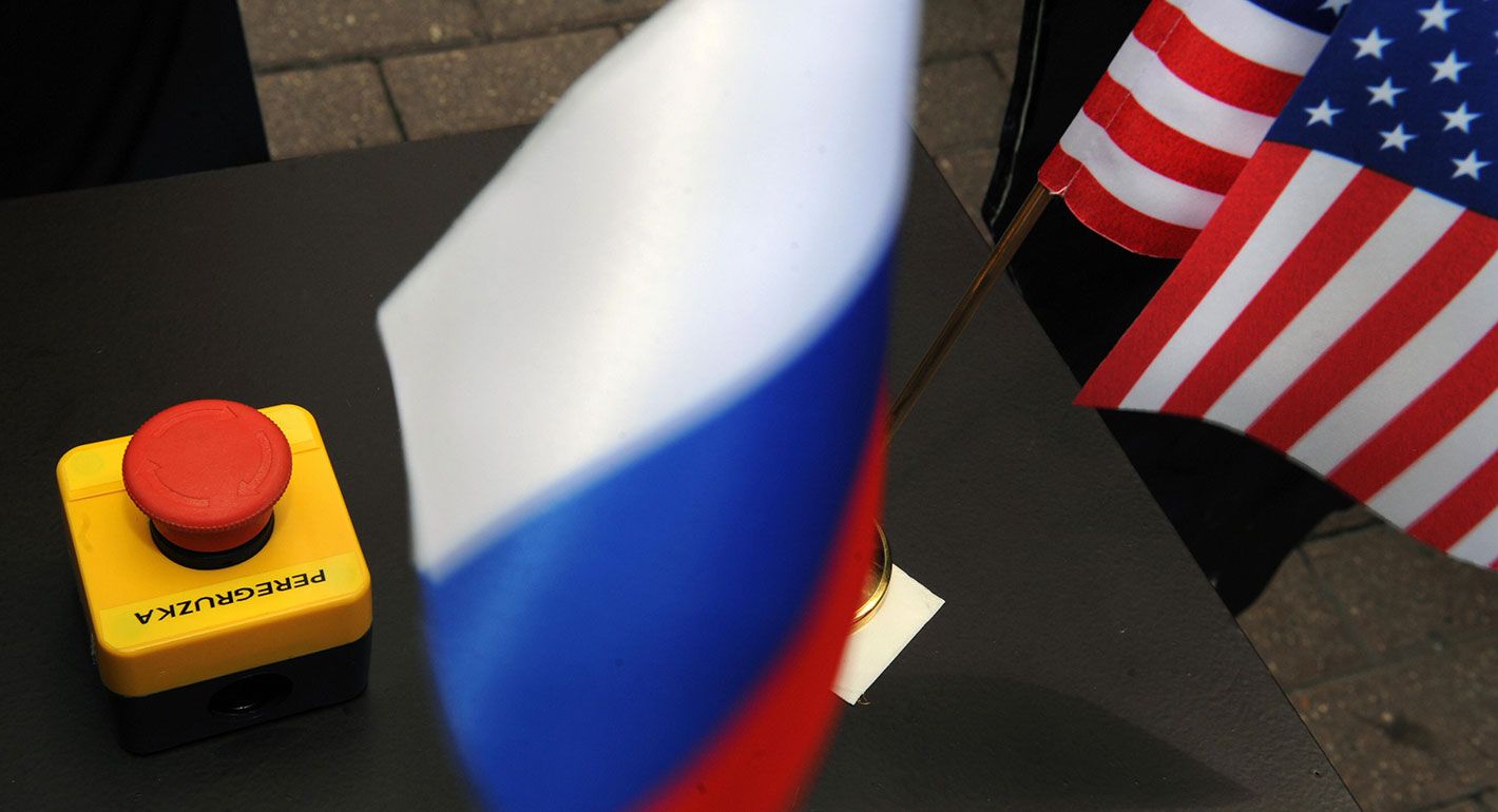 The American and Russian Flag