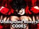 Undisputed Boxers Codes Roblox