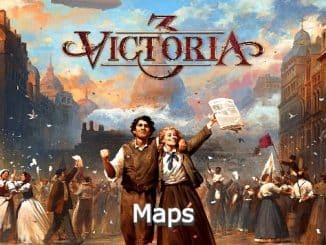 Victoria 3 Maps World in 1836