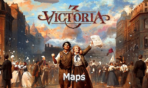 Victoria 3 Maps World in 1836