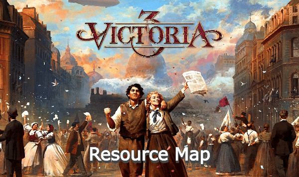 Victoria 3 Resource Map Coal Iron Sulfur Wood Grain & Fish