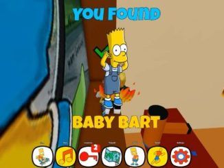 Where is Baby Bart in Find the Simpsons Roblox