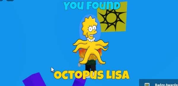 Where is Octopus Lisa in Find the Simpsons