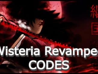 Wisteria Revamped Codes Roblox