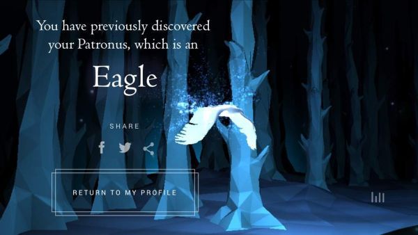 Wizarding World Patronus Eagle Answers