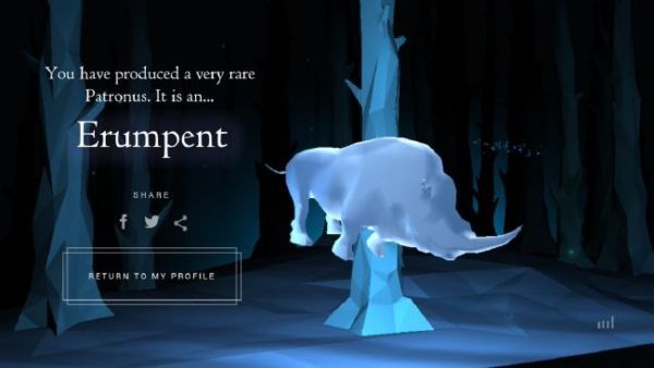 Wizarding World Patronus Erumpent Answers