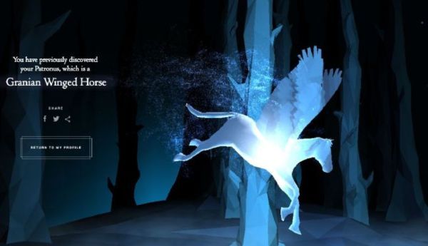 Wizarding World Patronus Granian Winged Horse Answers