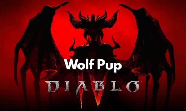 Wolf Pup Cosmetic in Diablo 4 Limited Open Beta