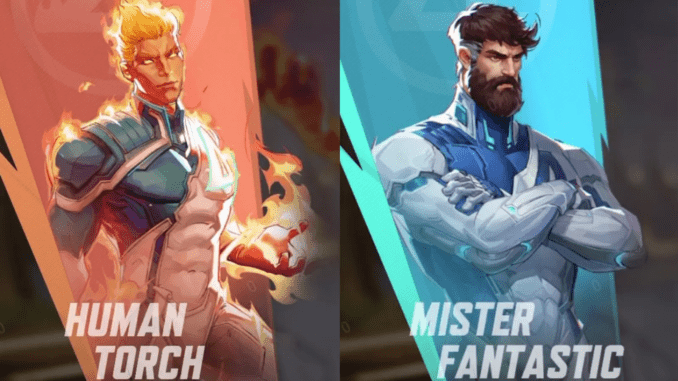 All Marvel Rivals leaks Human Torch and Mister Fantastic