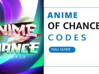 anime of chance codes