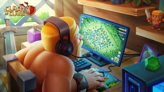 Clash of Clans playing Clash of Clans in the new Hero Equipment Update