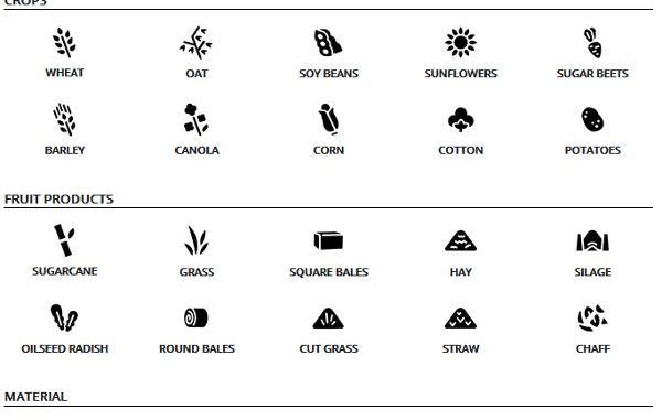Farming Simulator 19 Icons descriptions