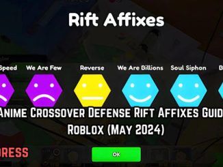 All Rift Rewards in Anime Crossover Defense – Roblox (May 2024)