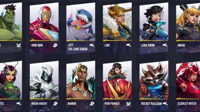 Marvel Rivals Tier List Season 1.5