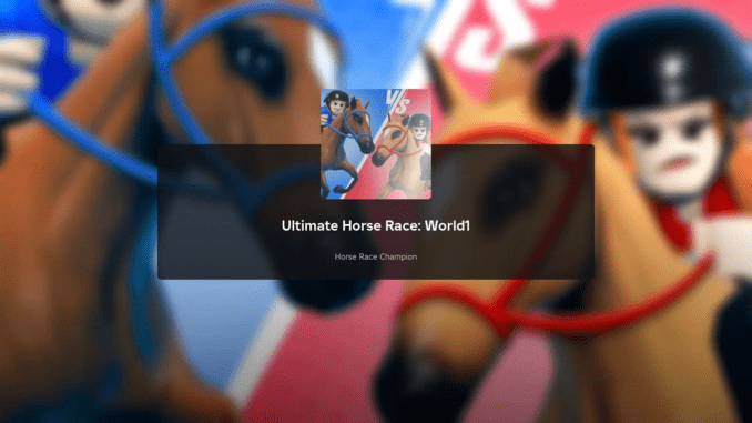 Ultimate Horse Race Codes