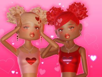 2 girls for valentines day dress to impress